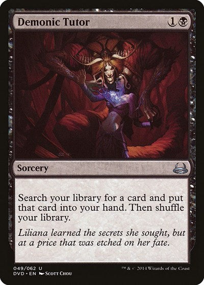 Demonic Tutor (Duel Decks: Anthology) Near Mint