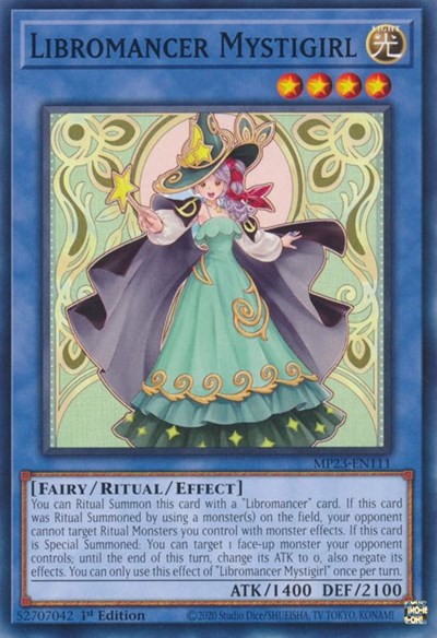 Libromancer Mystigirl (25th Anniversary Tin: Dueling Heroes Mega Pack) Light Play 1st Edition