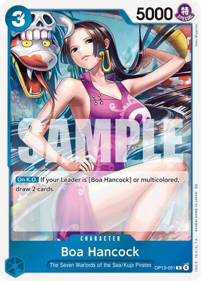 Boa Hancock (Carrying On His Will) Near Mint Foil - Nick Nack's Full Frontal Attack