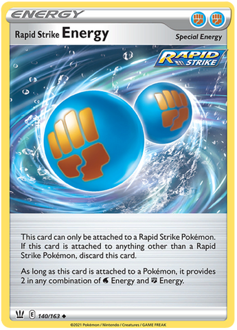 Rapid Strike Energy (140/163) [Espada y escudo: Estilos de batalla] 