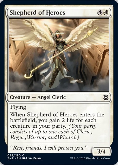Shepherd of Heroes (Zendikar Rising) Near Mint - Nick Nack's Full Frontal Attack