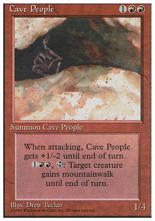 Cave People (4th Edition) Light Play - Nick Nack's Full Frontal Attack