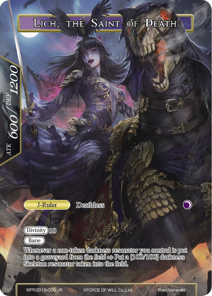 Lich // Lich, the Saint of Death (WPR2018-005 JR) [Promo Cards]