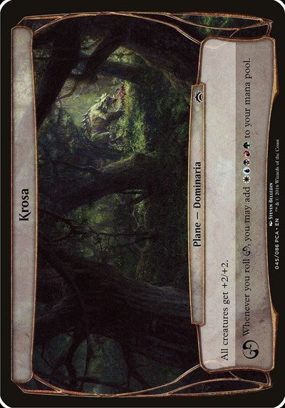 Krosa (Planechase Anthology) (Oversize Cards) Near Mint