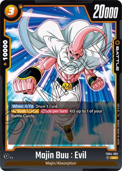 Majin Buu : Evil FB04-092 (Ultra Limit) Near Mint