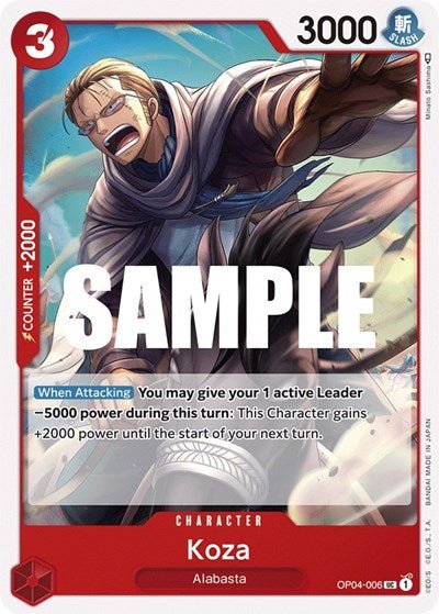 Koza (Kingdoms of Intrigue) Near Mint - Nick Nack's Full Frontal Attack