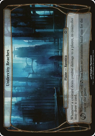 Undercity Reaches (Planechase) (Oversize Cards) Medium Play