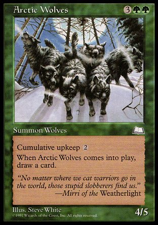 Arctic Wolves (Weatherlight) Light Play - Nick Nack's Full Frontal Attack