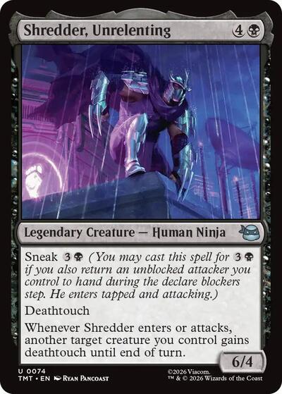Shredder, Unrelenting (Teenage Mutant Ninja Turtles) Near Mint - Nick Nack's Full Frontal Attack