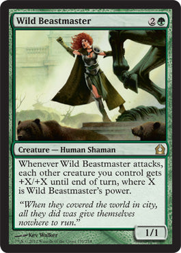Wild Beastmaster (Return to Ravnica) Near Mint
