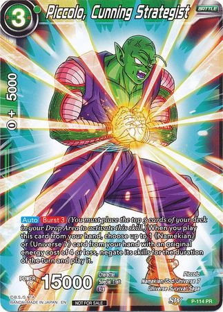 Piccolo, stratège rusé (Power Booster) (P-114) [Cartes de promotion] 