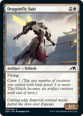Dragonfly Suit (Kamigawa: Neon Dynasty) Near Mint - Nick Nack's Full Frontal Attack