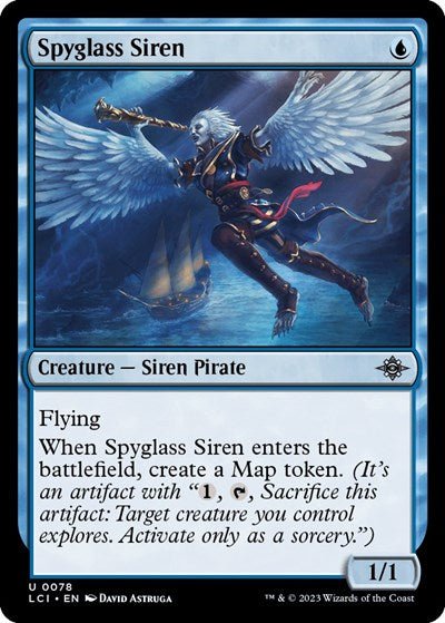 Spyglass Siren (The Lost Caverns of Ixalan) Near Mint - Nick Nack's Full Frontal Attack