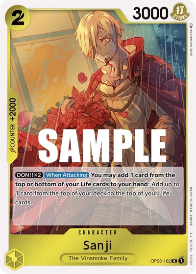 Sanji (Pillars of Strength) Near Mint Foil