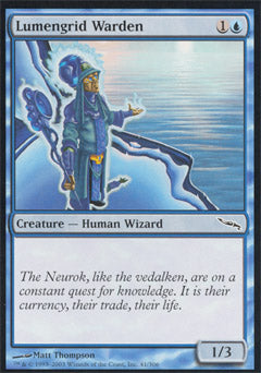 Lumengrid Warden (Mirrodin) Light Play