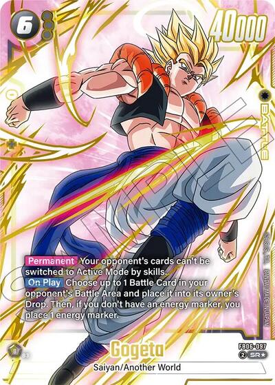 Gogeta FB06-097 (Gold) (Fusion World Promotion Cards and Packs) Near Mint Holofoil