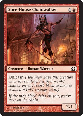 Gore - House Chainwalker (Return to Ravnica) Near Mint - Nick Nack's Full Frontal Attack