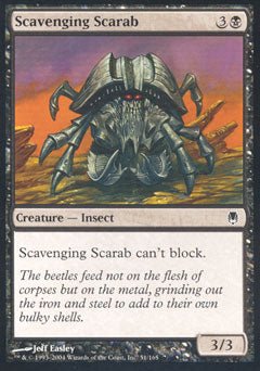 Scavenging Scarab (Darksteel) Light Play - Nick Nack's Full Frontal Attack