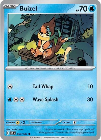 Buizel (SV10: Destined Rivals) Near Mint