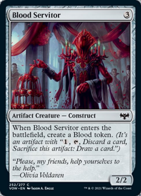 Blood Servitor (Innistrad: Crimson Vow) Near Mint - Nick Nack's Full Frontal Attack