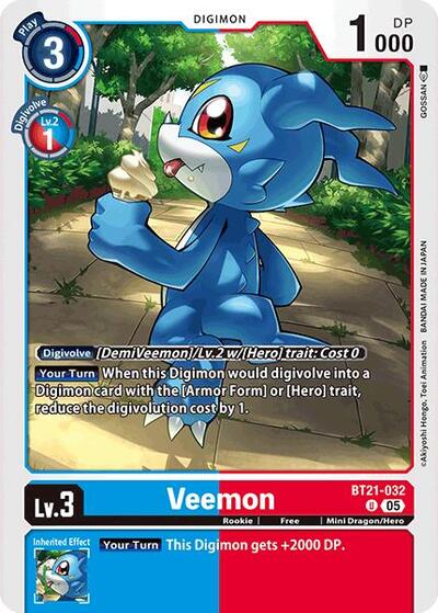 Veemon (World Convergence) Near Mint