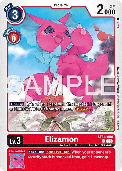 Elizamon (Time Stranger) Near Mint - Nick Nack's Full Frontal Attack