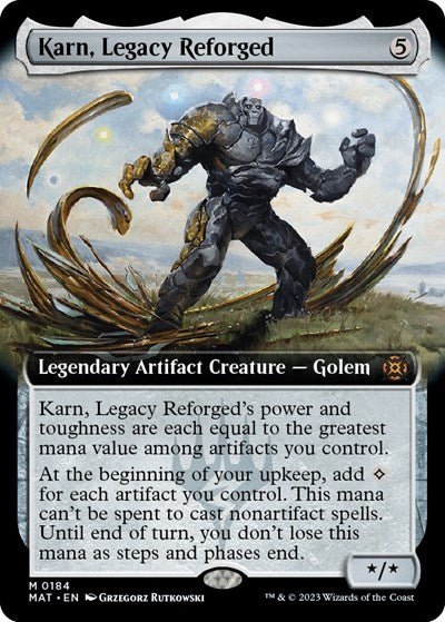 Karn, Legacy Reforged (Extended Art) (March of the Machine: The Aftermath) Near Mint - Nick Nack's Full Frontal Attack
