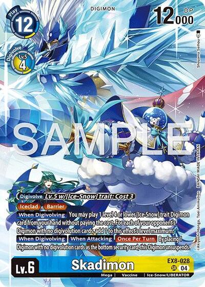 Skadimon (Digimon Liberator Debuggers Set) (Chain of Liberation) Near Mint Foil