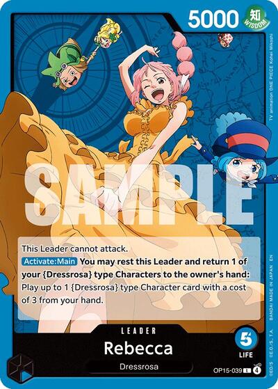 Rebecca (OP15 - 039) (Adventure on Kami's Island) Near Mint - Nick Nack's Full Frontal Attack