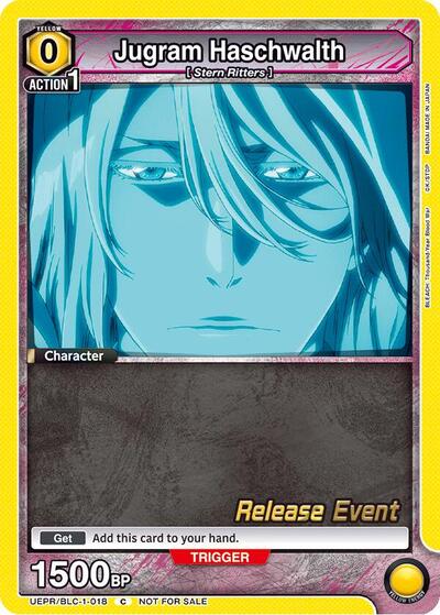 Jugram Haschwalth (018) (BLEACH: Thousand-Year Blood War Release Event Cards) Near Mint