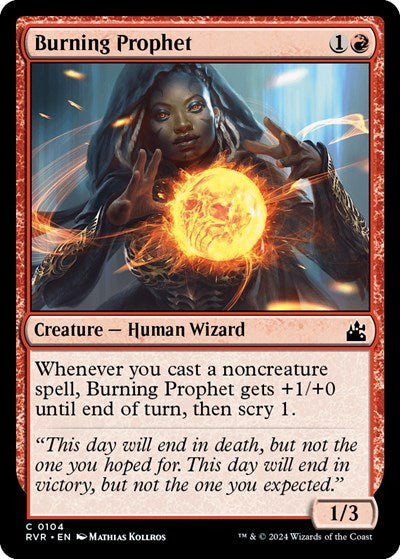 Burning Prophet (Ravnica Remastered) Near Mint