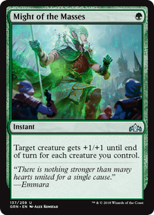 Might of the Masses (Guilds of Ravnica) Near Mint - Nick Nack's Full Frontal Attack