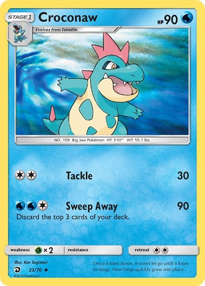 Croconaw (Dragon Majesty) Near Mint