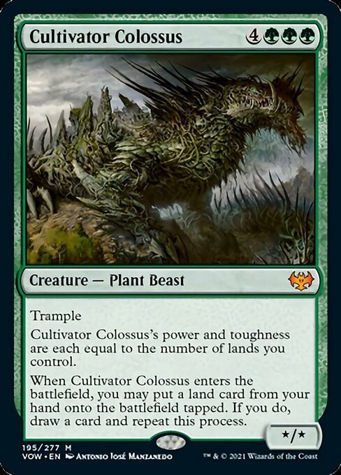 Cultivator Colossus (Innistrad: Crimson Vow) Near Mint Foil - Nick Nack's Full Frontal Attack