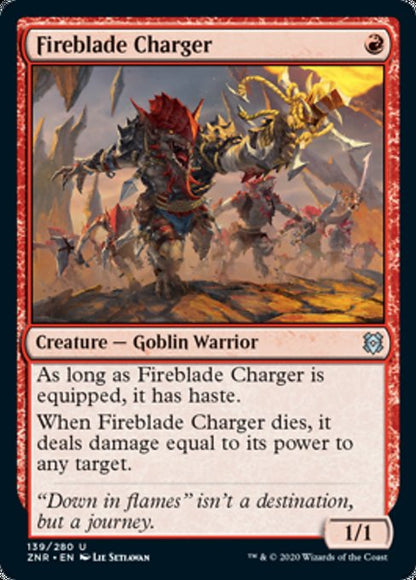 Fireblade Charger (Zendikar Rising) Near Mint