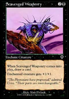 Scavenged Weaponry (Invasion) Light Play Foil - Nick Nack's Full Frontal Attack