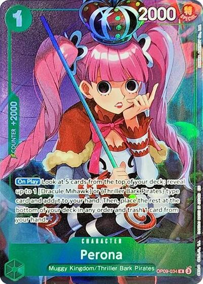 Perona (Illustration Box Vol.4) (One Piece Promotion Cards) Near Mint Foil