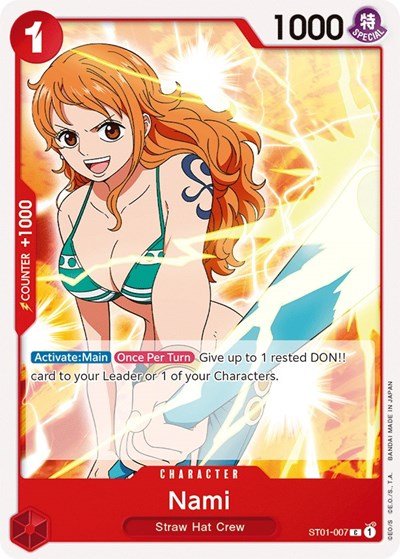 Nami (Starter Deck 1: Straw Hat Crew) Near Mint - Nick Nack's Full Frontal Attack