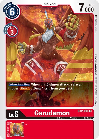 Garudamon BT2-015 (Release Special Booster) Near Mint
