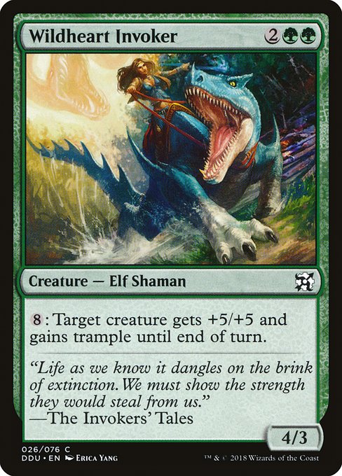 Wildheart Invoker (Duel Decks: Elves vs Inventors) Near Mint