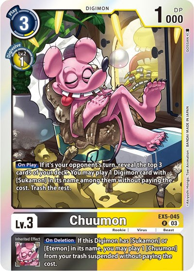 Chuumon (Animal Colosseum) Near Mint Foil