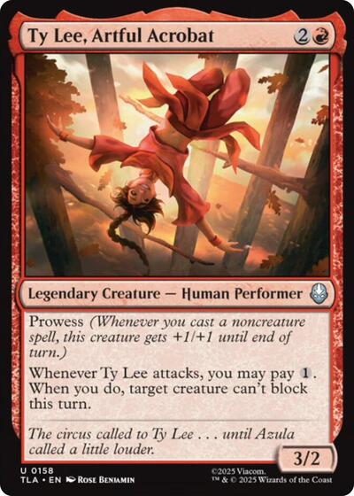 Ty Lee, Artful Acrobat (Avatar: The Last Airbender) Near Mint - Nick Nack's Full Frontal Attack
