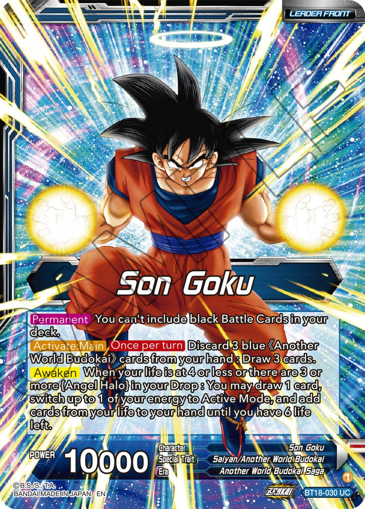 Son Goku // Son Goku, un autre combattant du monde (BT18-030) [Dawn of the Z-Legends]