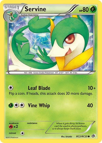 Servine (Legendary Treasures: Radiant Collection) Near Mint Holofoil - Nick Nack's Full Frontal Attack