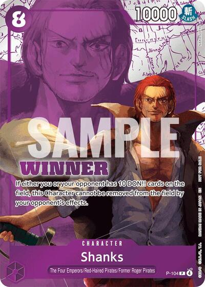 Shanks (Winner Pack 2026 Vol. 2) (One Piece Promotion Cards) Near Mint Foil