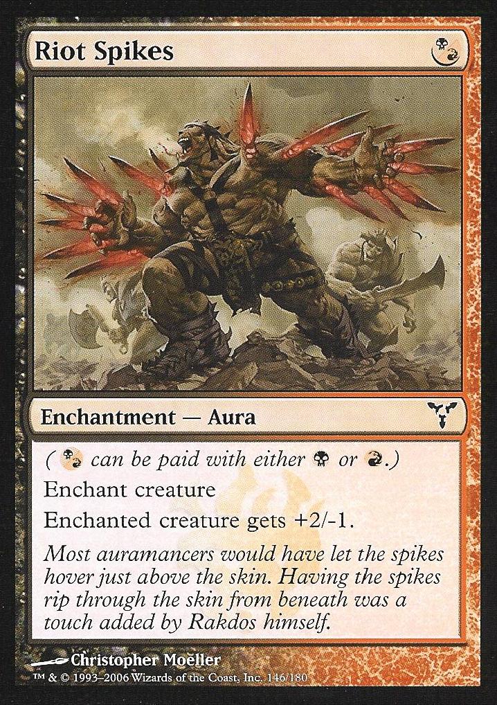 Riot Spikes (Dissension) Light Play