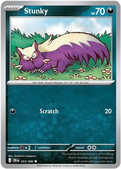 Stunky (ME04: Chaos Rising) Near Mint Reverse Holofoil