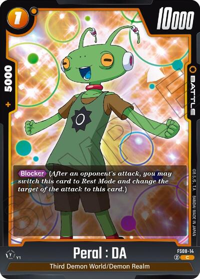 Peral : DA (Starter Deck 8: Vegeta (Mini) Super Saiyan 3) Near Mint - Nick Nack's Full Frontal Attack