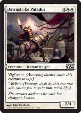 Dawnstrike Paladin (Magic 2014 Core Set) Near Mint - Nick Nack's Full Frontal Attack