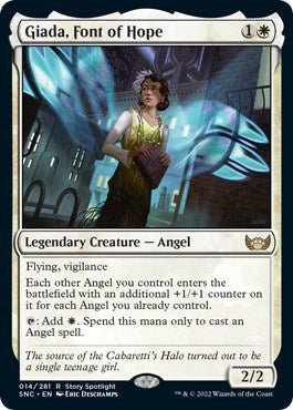 Giada, Font of Hope (Streets of New Capenna) Near Mint - Nick Nack's Full Frontal Attack